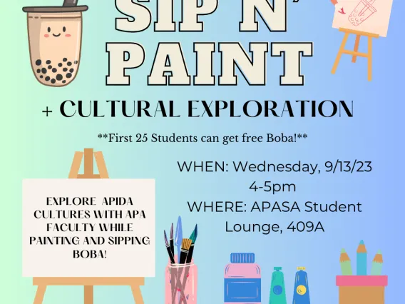 Sip N' Paint + Cultural Exploration