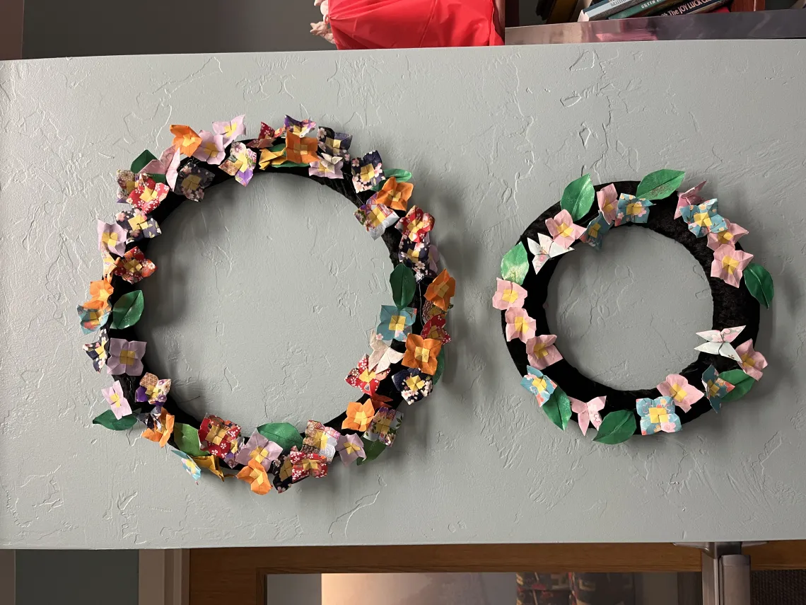 Origami Wreath